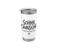 Consigliere scolastico Ogni bambino conta Apprezzamento Educatore Bicchiere termico in acciaio inox doppia parete