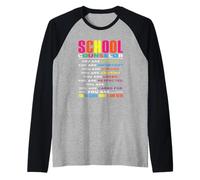 Consigliere Scolastico Sei Speciale Importante Forte Maglia con Maniche Raglan