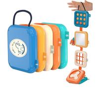 Consiglio di amministrazione per 1 anno Sicuro di intelligence portatile Attività di viaggio sensoriale SENSORIO ATTIVITÀ BUSCE CUBE CUBE MONTESORI PER GIFTRI PER RAGAZZA