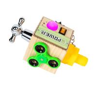 Consiglio di attività a LED, giocattoli educativi in legno | Scheda sensoriale educativa in legno - Giocattoli alimentati a batteria, Assistenza per l'apprendimento interattivo per migliorare la coo