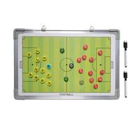 Consiglio di tattica di calcio - Consiglio di calcio spaventoso con 2 penne marcatori | Suggerimenti per il coaching di calcio | Lavagna bianca magnetica portatile per la pianificazione di