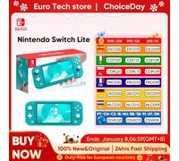 Consolas Nintendo Switch Lite - 32GB Batería 3570mah 5.5'' Compatto e leggero Controller integrati Giochi compatibili