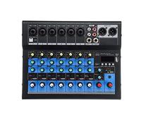 console audio， Console mixer audio for microfono digitale a 8 canali, amplificatore for professionale for karaoke Bluetooth da 48 V, ideale