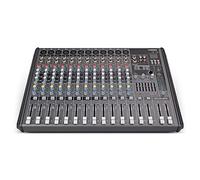 console audio， Mixer audio DJ a 12 canali con MP3 USB Bluetooth, alimentazione Phantom 48V, 16 effetti DSP Echo, mixer professionale a 7 bande for esibizioni dal vivo