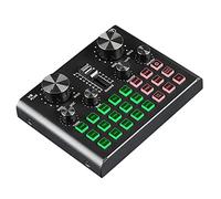 console audio， Mixer audio, scheda V8 Plus for streaming live, con cambia voce e molteplici effetti sonori, mixer for la registrazione