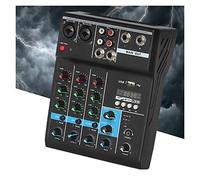 Console audio mixer stereo, Console di missaggio audio Bluetooth a 4 canali for controller di interfaccia DJ digitale da tavolo Nuova scheda di qualità audio
