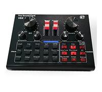 console audio， Pacchetto di apparecchiature for podcast, scheda audio live con kit microfono e supporto for braccio regolazione, mixer for giochi, streaming