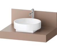 Console Balcoon Duravit rectangulaire, 1 découpe au centre , 800x550x370mm, BA90560IFIF0000, BA90560IFIF0000, Colorazione: Ombrellone