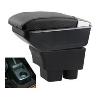 Console Centrale Auto per Rapid 2013-2018 Box bracciolo Auto Adatto/Box bracciolo Console Centrale Auto-Box bracciolo a Doppio Strato Retrattile con portabicchieri, A