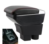 Console Centrale Auto per Rapid 2013-2018 Box bracciolo Auto Adatto/Box bracciolo Console Centrale Auto-Box bracciolo a Doppio Strato Retrattile con portabicchieri, A