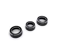 Console Centrale Decor Compatibile Con A1 A3 S3 Q2 SQ2 Q3 3 Pezzi Manopola Interruttore Aria Condizionata Console Centrale Anello Decorativo Pulsante Per Vento Regolabile Anello Colorato