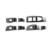 Console Centrale Pannello Pannello Controllo Finestrino Dell'auto Interruttore Sollevamento Copertura Trim Fibra Carbonio Per Mazda 3 CX-30 2024 2023 2022 2021 2020 Decorativi Pannello Console