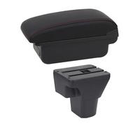 Console Centrale Per Kia Per Rio 4 Per X-line K2 2017 2018 2019 2020 Vano Portaoggetti Interno USB Parti Retrofit Bracciolo Console Centrale(B1 Red Line)