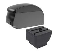 Console Centrale Per MAZDA 2 Per Demio Bracciolo Box Auto Retrofit Portaoggetti Parti Accessori Per Stoccaggio Interni(A2 Black Single)