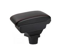 Console Centrale Per Prius C Aqua Scatola Portaoggetti Bracciolo Per Auto Custodia Per Console Centrale Supporto Per Gomito Conducente(A-no Usb-red Line)