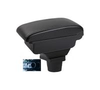 Console Centrale Per Prius C Aqua Scatola Portaoggetti Bracciolo Per Auto Custodia Per Console Centrale Supporto Per Gomito Conducente(A-no Usb-white Line)