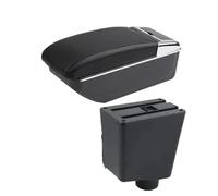 Console Centrale Per SEAT Per Ibiza III 2001-2008 Bracciolo Box Auto Bracciolo Box Portaoggetti Accessori Auto Retrofit Dedicati Scatola Bracciolo(B black line NO USB)