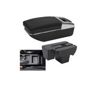 Console Centrale Scatola Bracciolo Centrale Per Auto Parti Di Ricambio Per Console Per VW Per Polo 2018-2022(A black line No USB)