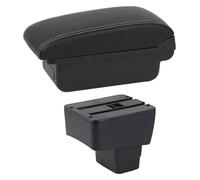 Console Centrale Scatola Per Mazda 2 Per CX-3 CX3 2018-2022 Bracciolo Box Pelle Per Riposo Console Centrale Accessorio Auto Bracciolo Centrale Console(B1 White Line)