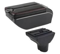 Console Centrale Scatola Per Seat Per Ibiza 6j Per Ibiza 6L Bracciolo Box Centrale Contenuto Scatola Di Immagazzinaggio Interfaccia Levier Pomello Del Cambio Copertura(D Red Line 7 Usb)