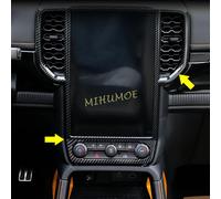 Console centrale schermo multimediale da 12 pollici trim copertura della presa d'aria circonda per Ford Ranger Everest 2023 2024 2025