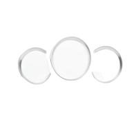 Console Centrale Trim ABS Auto Cruscotto Anteriore Decorazione Cornice Quadrante Anello Bordo Styling Trim Interni Per Macan 2014 2015 2016 2017 2018 2019 2020 2021 2022 Modanatura Interna Trim(D'arge