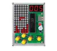 Console da gioco fai da te, kit di saldatura, kit di costruzione elettronica, kit per console per giochi fai da te, 4 giochi retrò, set di esercizi di saldatura, per saldatura, per adulti e scienza