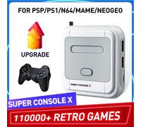 Console da gioco retrò Super Console X con 110000 Giochi retrò per console di gioco arcade multi-player PSP/PS1/DC/MAME Max a 256G