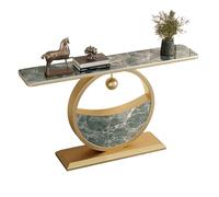 Console da tavolo per ingresso, struttura in metallo di ferro, design in lastra di roccia per corridoio, soggiorno, atrio, portante 100 kg