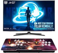 Console di gioco Arcade, 29000 giochi in 1, gioco retrò, 2-4 giocatori, compatibile con gioco 3D per PC, proiettore e TV 1280x720P. Lunghezza totale 70 cm