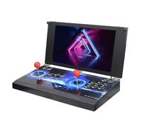 Console di gioco arcade portatile 26800 in 1 con schermo HD da 17,5 pollici, doppio lettore Pandoras Box DX, macchina per videogiochi retrò, ricerca/nascondere/salvare/caricare/mettere in pausa giochi