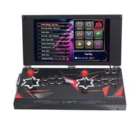 Console di gioco arcade portatile 26800 in 1 con schermo HD da 17,5 pollici, doppio lettore Pandoras Box DX, macchina per videogiochi retrò Ricerca/Nascondi/Salva/Carica/Pausa giochi (A 9800 DX Plus)
