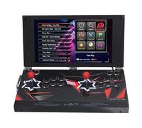 Console di gioco arcade portatile con schermo HD da 17,5 pollici 26800 in 1 retrò Pandoras Box DX - Macchina per videogiochi portatile a doppio lettore per l'intrattenimento domestico (blu 26800 70S)