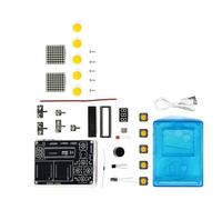 Console di gioco con 51 microcontrollori per esercitazioni di saldatura e giochi di serpente/corse Display a punti LED Componenti elettronici Set di gioco