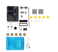 Console di gioco con 51 microcontrollori per esercitazioni di saldatura e giochi di serpente/corse LED Dot Display Game Set