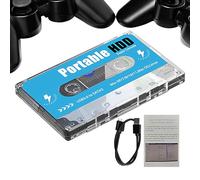 Console di gioco per disco retrò - Dispositivo a 120x8x1cm, di gioco multimediale compatto, integrato in 60000 giochi utilizzando con 70 emulatori | di intrattenimento per TV e