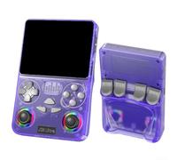 Console di gioco portatile in stile retrò HD open source con modalità battaglia WiFi, struttura portatile in ABS 8,3 x 1,5 x 13 cm per un gioco multiplayer nostalgico, disponibile nella variante nera