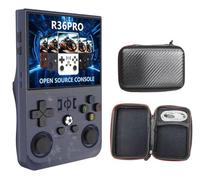 Console di gioco portatile K36 con schermo IPS da 3,5 pollici e 500 nit, con oltre 16.000 giochi per emulatore per PS1/PSP/DC/N64/SS, mini giochi tascabili retrò classici. (grigio 128 GB)