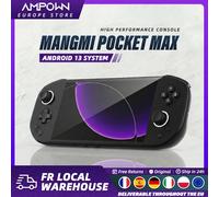 Console di Gioco Portatile MANGMI POCKET MAX, Schermo OLED da 7'' 144Hz, Sistema Android 13 con Qualcomm SD865, Batteria da 8000mAh, Ricarica Rapida 27W