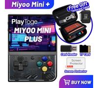 Console di gioco portatile Miyoo Mini Plus, schermo IPS 640x480 da 3,5 pollici, supporto scheda TF esterna, batteria da 3000 mAh