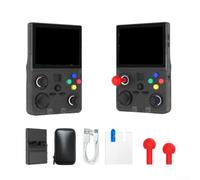 Console di gioco portatile open source con schermo HD da 3,5 pollici, connettività Wi-Fi e giochi retrò precaricati per giochi portatili (nero)