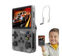 Console di gioco portatile per bambini, lettore di giochi portatile con schermo a colori da 3,5 pollici, console per videogiochi, giochi retrò classici per compleanno, festa del papà, regali di Natale