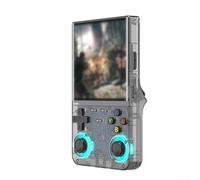 Console di gioco portatile R36, 128 GB, schermo HD da 10,2 cm, console di gioco portatile retrò per viaggi, regali di compleanno per adolescenti, fidanzati (nero)