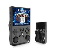 Console di Gioco Portatile R36PRO, Console di Gioco Open Source 640x480 da 3,5 Pollici, Supporta Oltre 60 Emulatori di Giochi Multipli Doppio (64GB)
