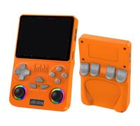 Console di gioco portatile retrò con funzionalità di battaglia WiFi, 8,3 x 1,5 x 13 cm, design portatile, per appassionati di gioco classico, console retrò facile da usare per tutte le età (arancione)