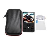 Console di gioco portatile retrò, dispositivo di gioco compatto con schermo IPS da 4 pollici e risoluzione 720x720, batteria ricaricabile da 4000 mAh, doppio joystick 3D e supporto (128 GB)