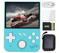 Console Di Gioco Portatile Retrò Mymini, Schermo IPS Da 3,5 Pollici, Giochi Portatili Integrati In Linux OpenGL Es 3.2,64G TF Card, Retro Console Di Gioco Portatile-Green||64GB