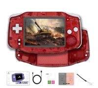 Console Di Gioco Portatile Retrò RG 34XX, Schermo IPS Da 3,4 Pollici Da 3500mAh, Supporto Per Console Di Gioco Wi-Fi Bluetooth HD E Uscita TV Lettori Da Gioco Retrò-Red||256G
