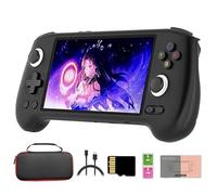 Console di gioco portatile retrò RG556 con 4000 giochi, Android 13 Unisoc T820 schermo AMOLED da 5,4 pollici, supporto WiFi, memoria 128 G, custodia inclusa
