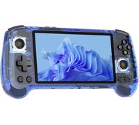 Console di gioco portatile retrò RG556, sistema Android 13, processore Unisoc T820 da 5,48 pollici, schermo AMOLED touch da 5500 mAh, supporto batteria WiFi online DP uscita (blu trasparente)